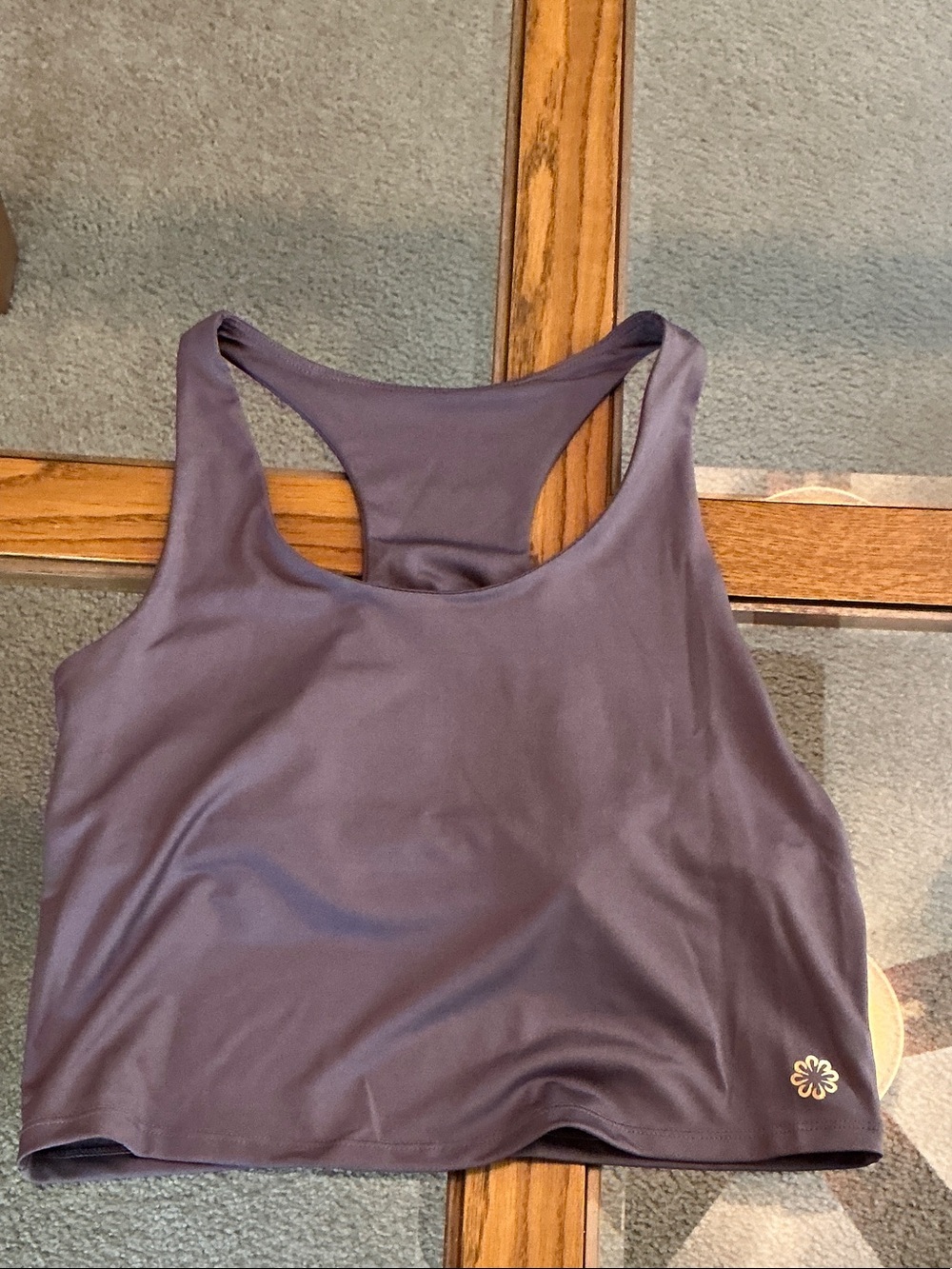 Pro Player Mauve Racerback Crop Tank